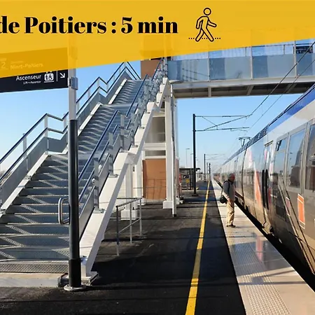 アパート Le Duplex By Goodbnb - Proche Gare - 15min Futuroscope ポアティエ